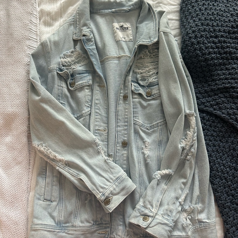 Hollister Light Blue Denim Jacket